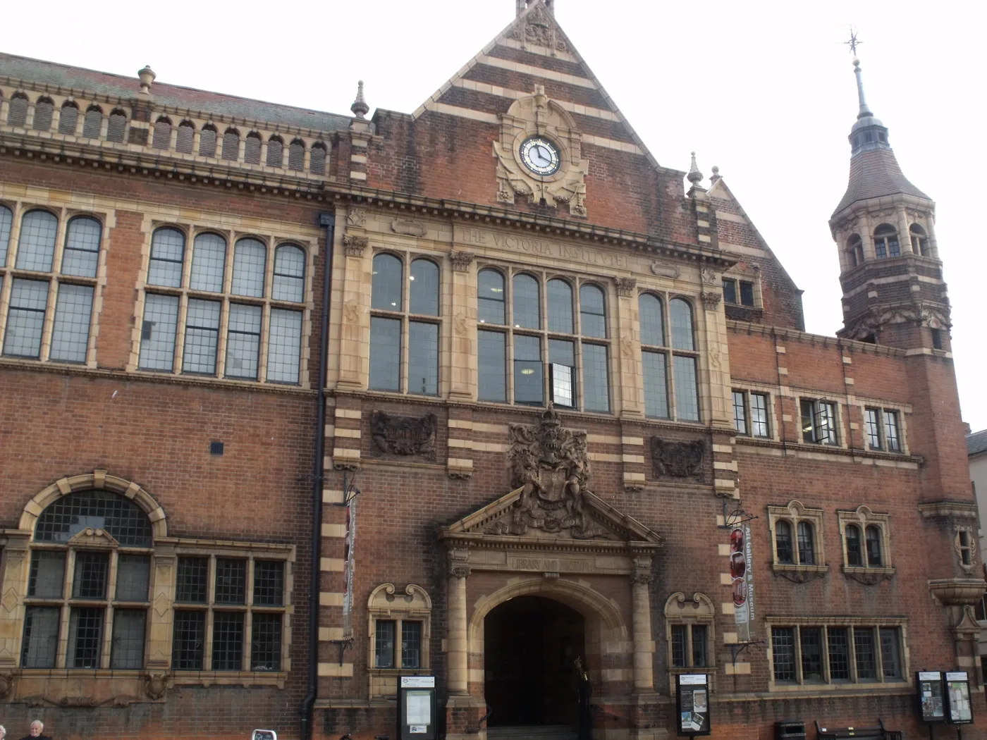 The Victoria Institute on Foregate Street, which houses Worcester City Art Gallery and Museum. This is a general view of the building, not of the exhibition